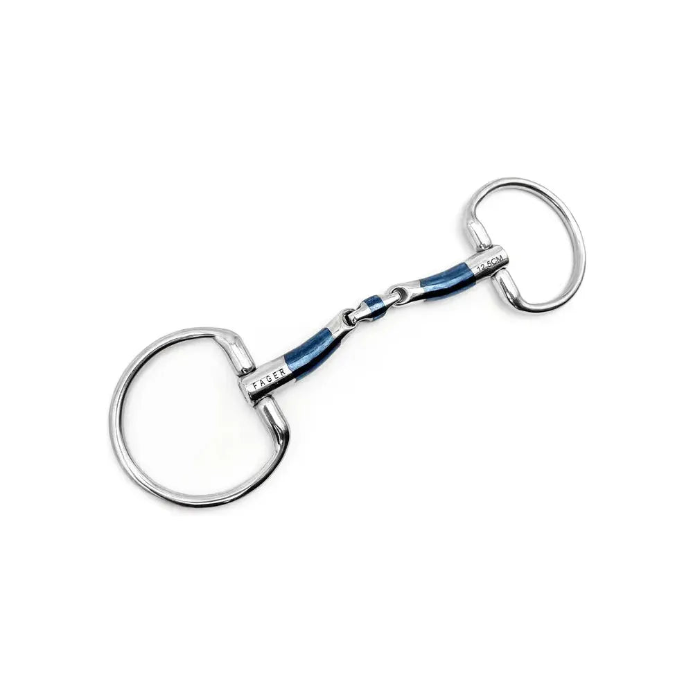 Embout De Bride à Anneaux Lâches Happy Mouth – Fer Doux, Taille 5-5,25" (très Bon état)